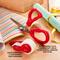 Sabatier 2-in-1 All-Purpose Gift Wrap Scissors with Removable Tape Dispenser Blade Cover